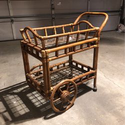 Rattan Bar Cart