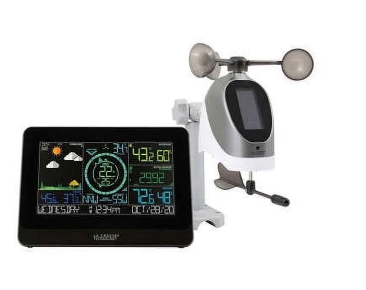 La Crosse Technology Wireless Weather Station with 5.0V AC Adapter, Black, New