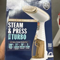 Steam Press Turbo For Clothes Brand New
