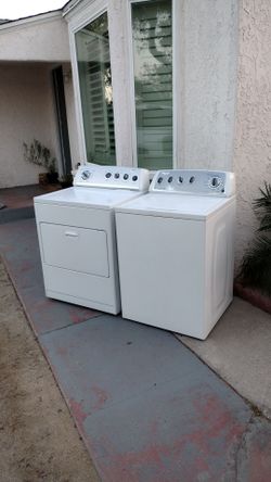 Washer and gas dryer