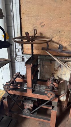 Blacksmith Forge Blower on Metal Stand