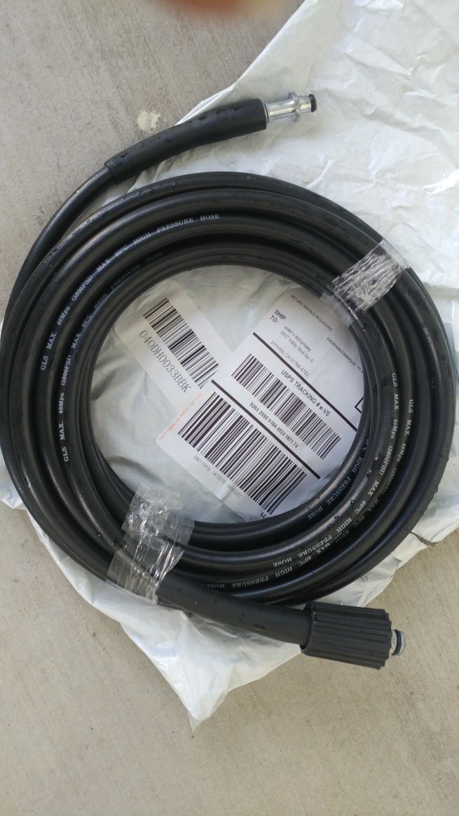 5000 psi pressure washer hose.never used