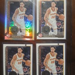 Basketball Bases All Team Rookies Cards Lot 