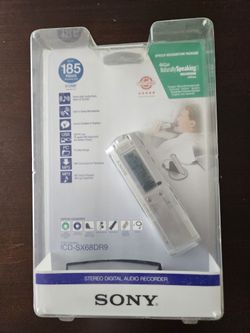 New Sealed SONY Digital Voice Recorder ICD -SX68DR9