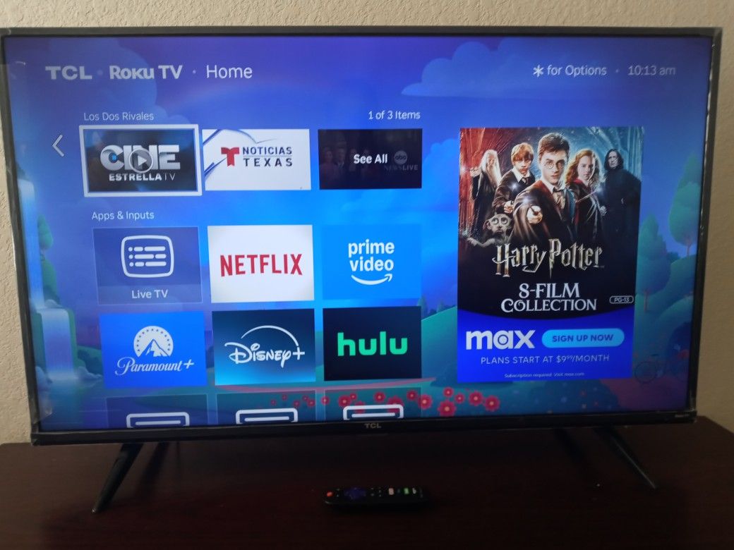 43:"TCL Roku TV  With Stands And Remote 