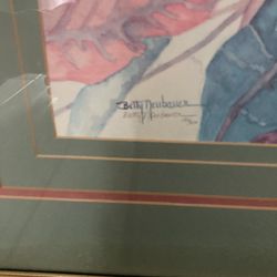 Two Betty Nebauer floral Prints