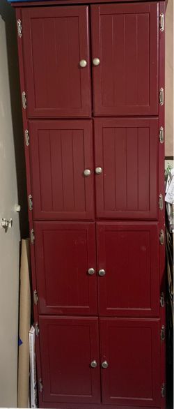 8 door storage cabinet