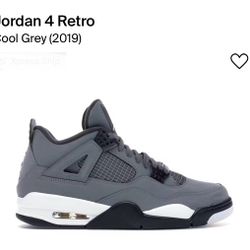 Jordan 4 Retro Cool Grey (2019)