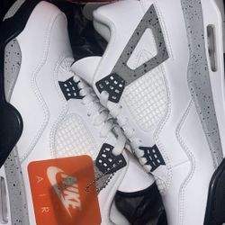 Air Jordan Retro 4s White Cement 