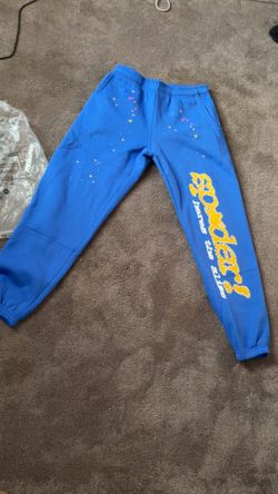 Blue sp5der pants