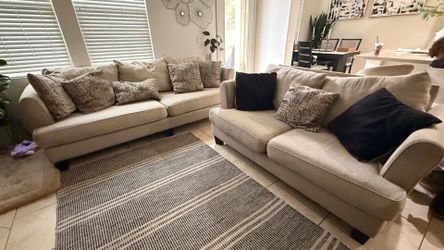 Sofa and love seat