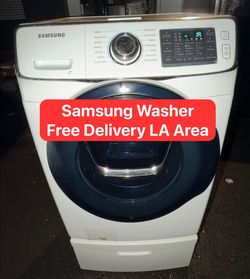 Samsung Front Load Washer with Pedestal free delivery LA