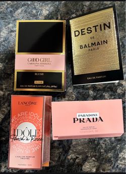 NEW SET OF 4 WOMENS PERFUME SAMPLES $5 Each Set!