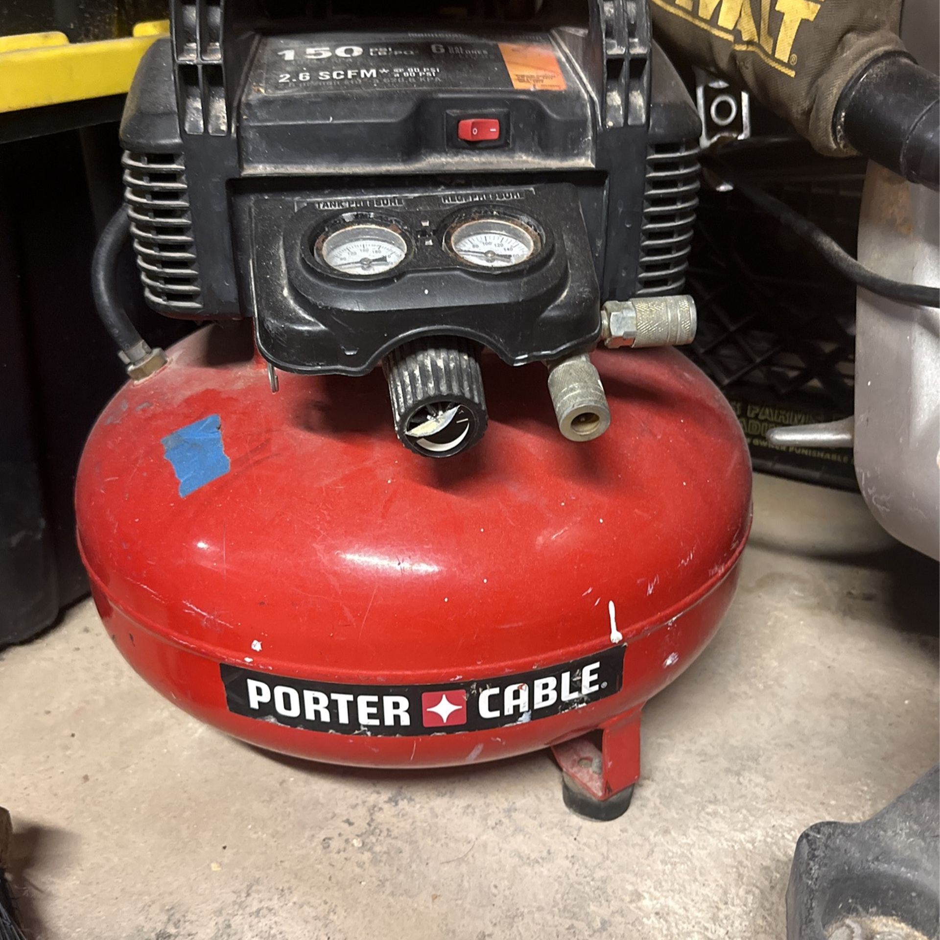 Porter Cable Pancake Air Compressor 150 Psi