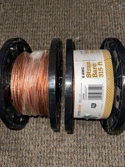 Cerrowire 6 AWG Stranded Bare Copper Wire 315 ft