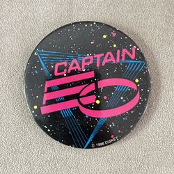 VINTAGE 1986 DISNEY BUTTON: CAPTAIN EO