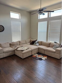 9 - Piece Upholstered Modular Sectional