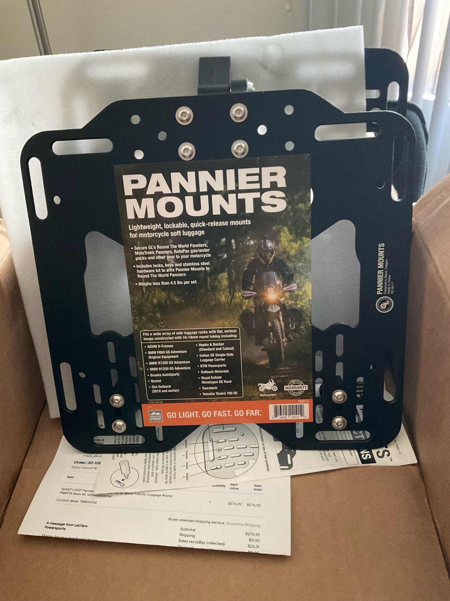 Giant Loop Pannier Mounts
