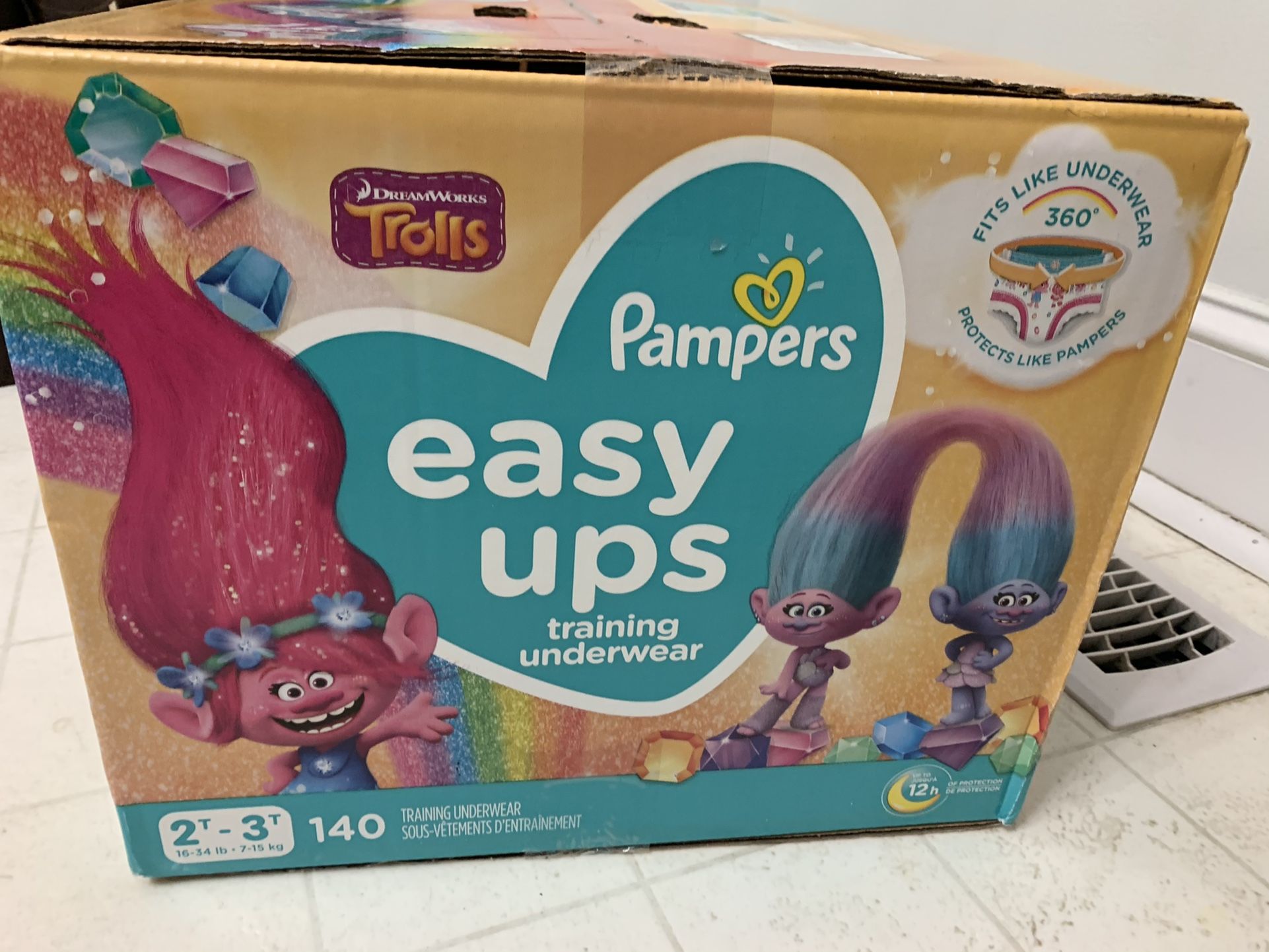140 Count Pampers Pull Ups