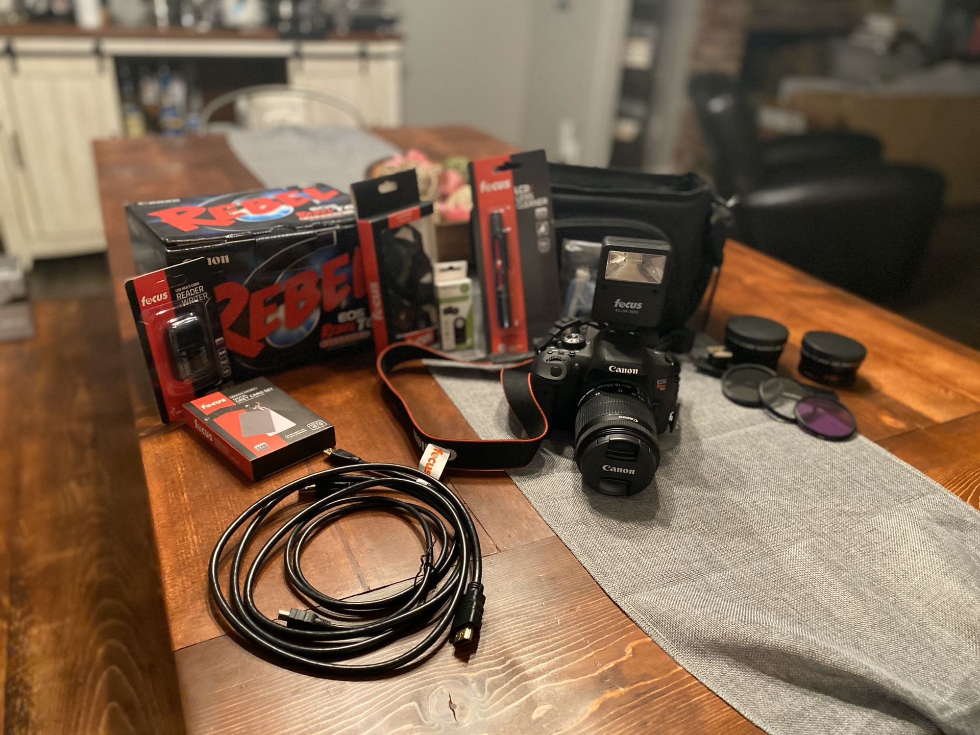 Canon Rebel T6i DSLR Bundle!!!