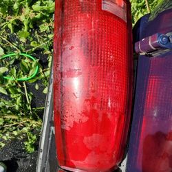 Tail Lights Pair 97 Tahoe