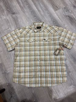 Howler Brothers Bros Men's New H Bar B Pearl Snapshirt Brooks Plaid 2XL
