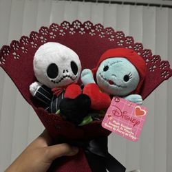 Disney Jack and Sally Plush Bouquet