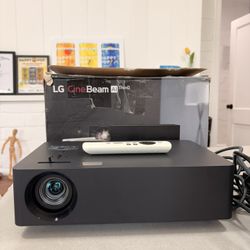LG CineBeam UHD 4K Projector HU70LAB - DLP Home Theater Smart Projector, Black
