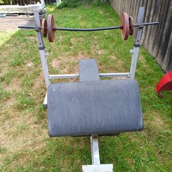 Bench and Weights 