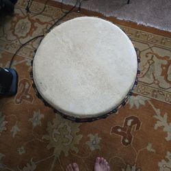 Decorative African Djembe