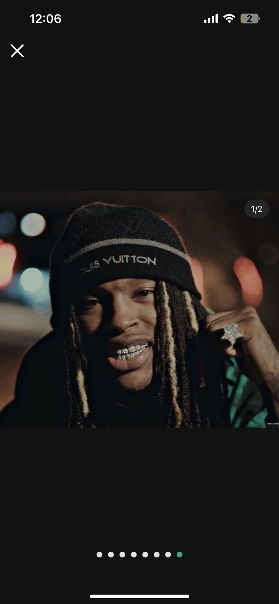 LV Monogram Eclipse Beanie