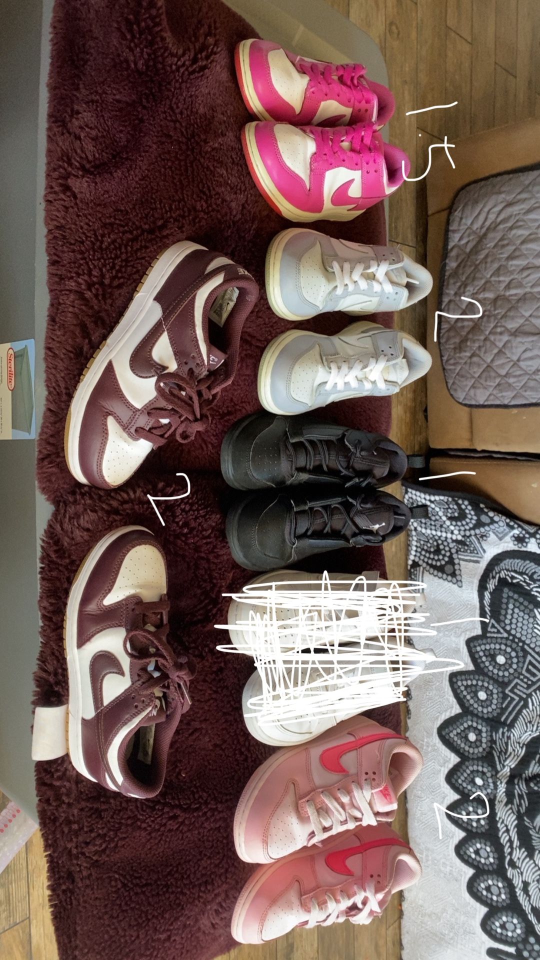 Nike Shoes Size 1Y-2Y $170 For All