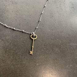 Fossil Key Necklace