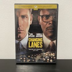 Changing Lanes DVD Ben Affleck Samuel Jackson Paramount 90th Anniversary 2002