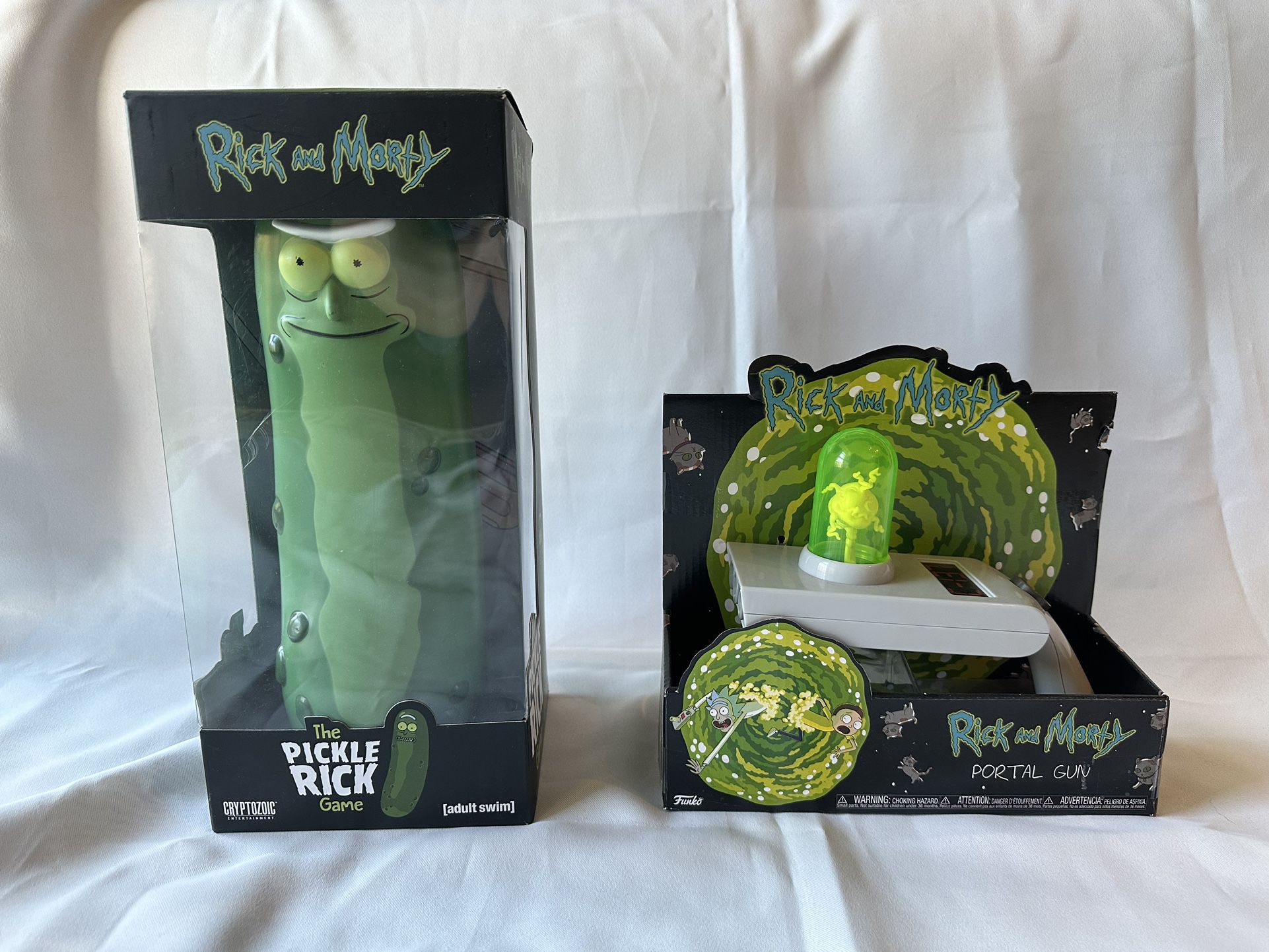 Pickle Rick Board Game & Laser Gun Toy