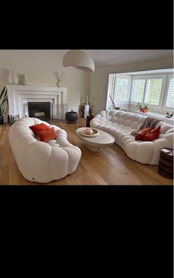 Bubble Curve 5 and 2.5 Seat Curved Sofa