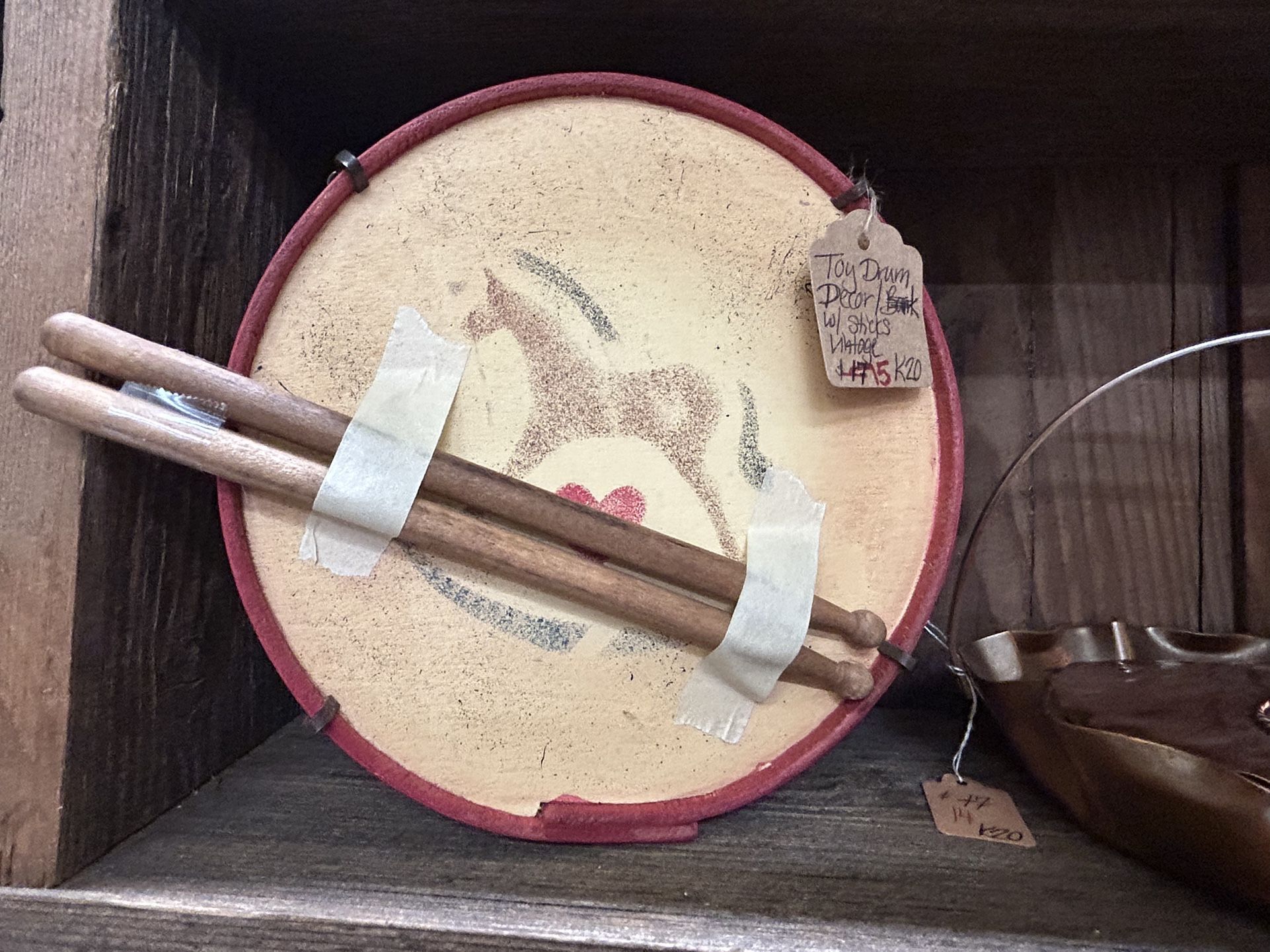 Sweet Holiday Toy Drum Decor