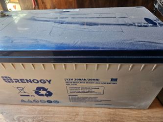 Two 12v 200ah 20hr batteries