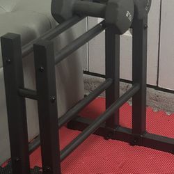 2 tier weight rack 