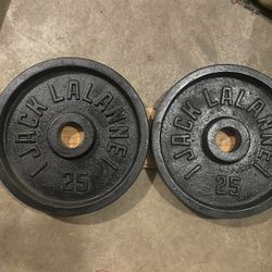 Olympic Weight Plates - pair of 25s
