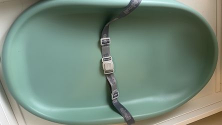 Changing table with Bumbo