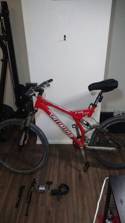 26 inch Specialized dual shock mountain bike