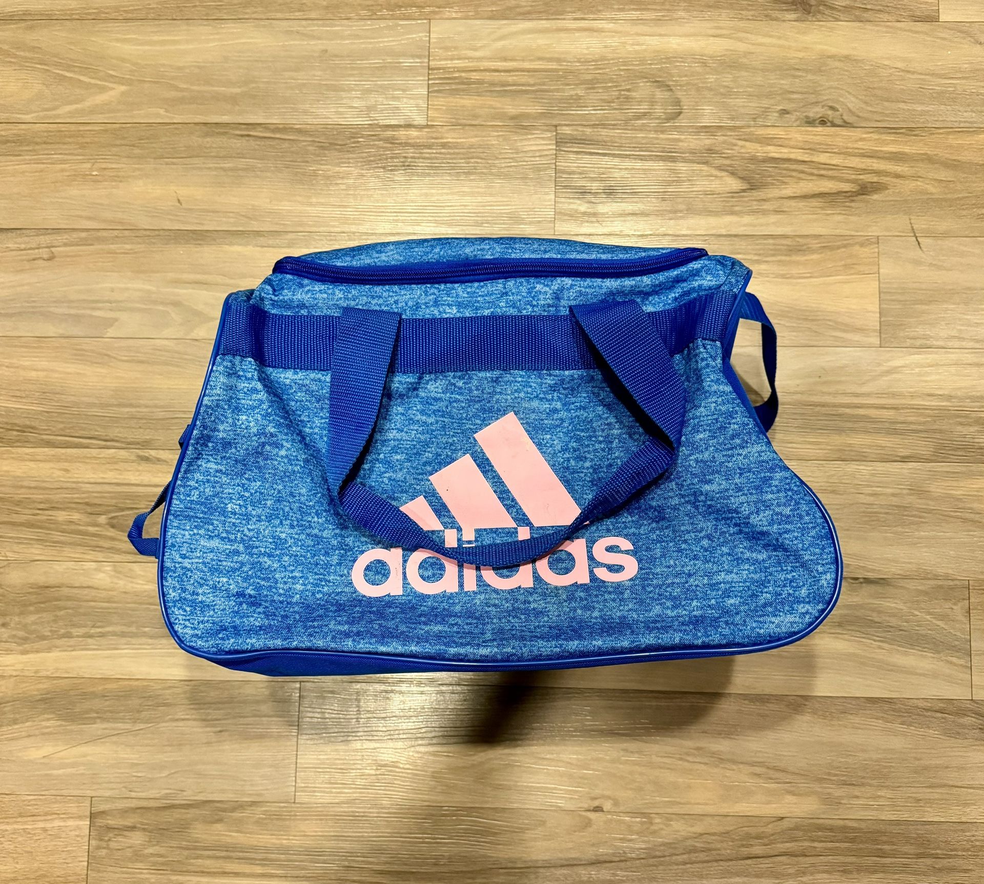 Blue And Pink Adidas Duffel Gym Bag, Travel Bag