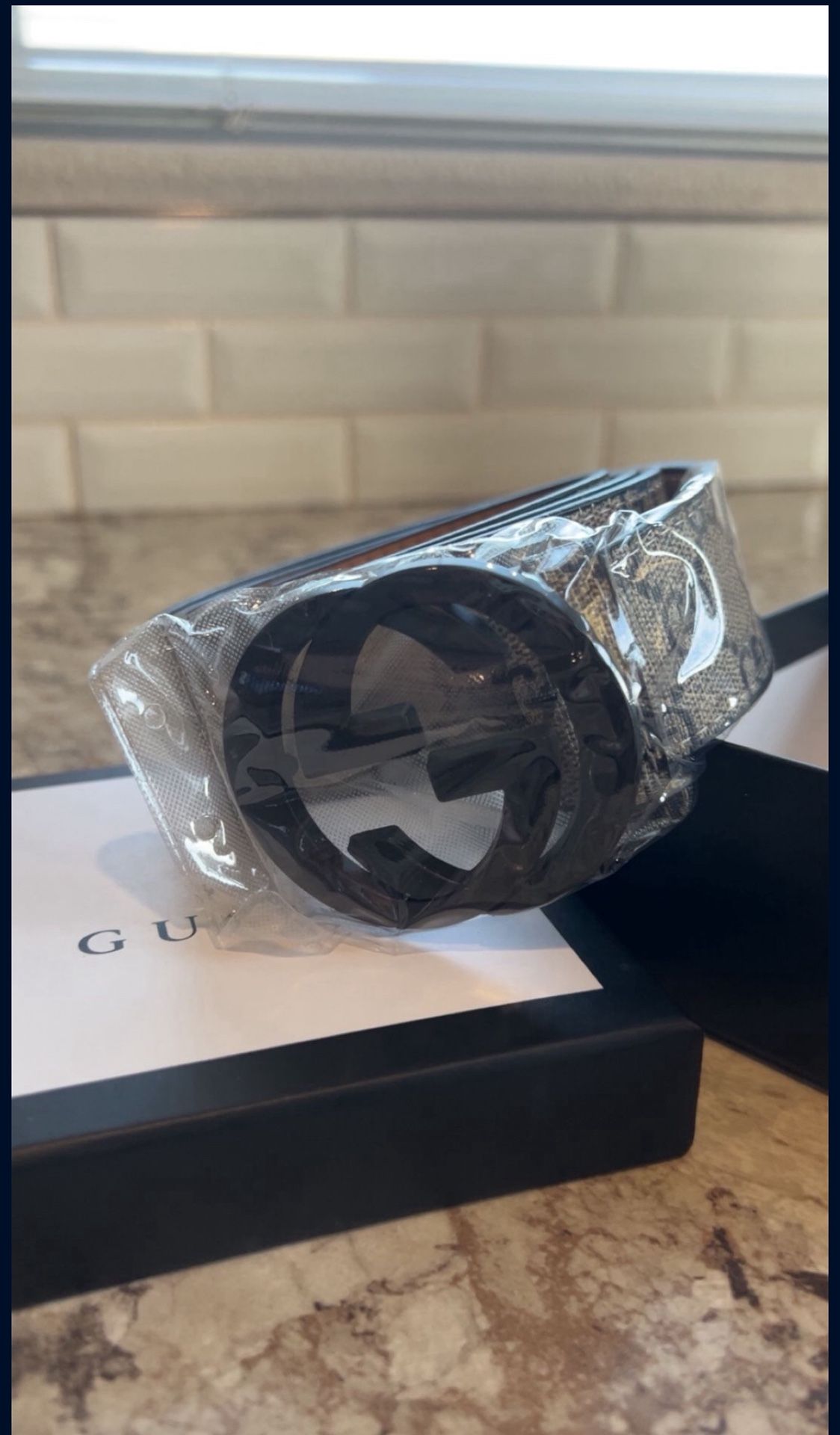 GG Supreme belt with G buckle