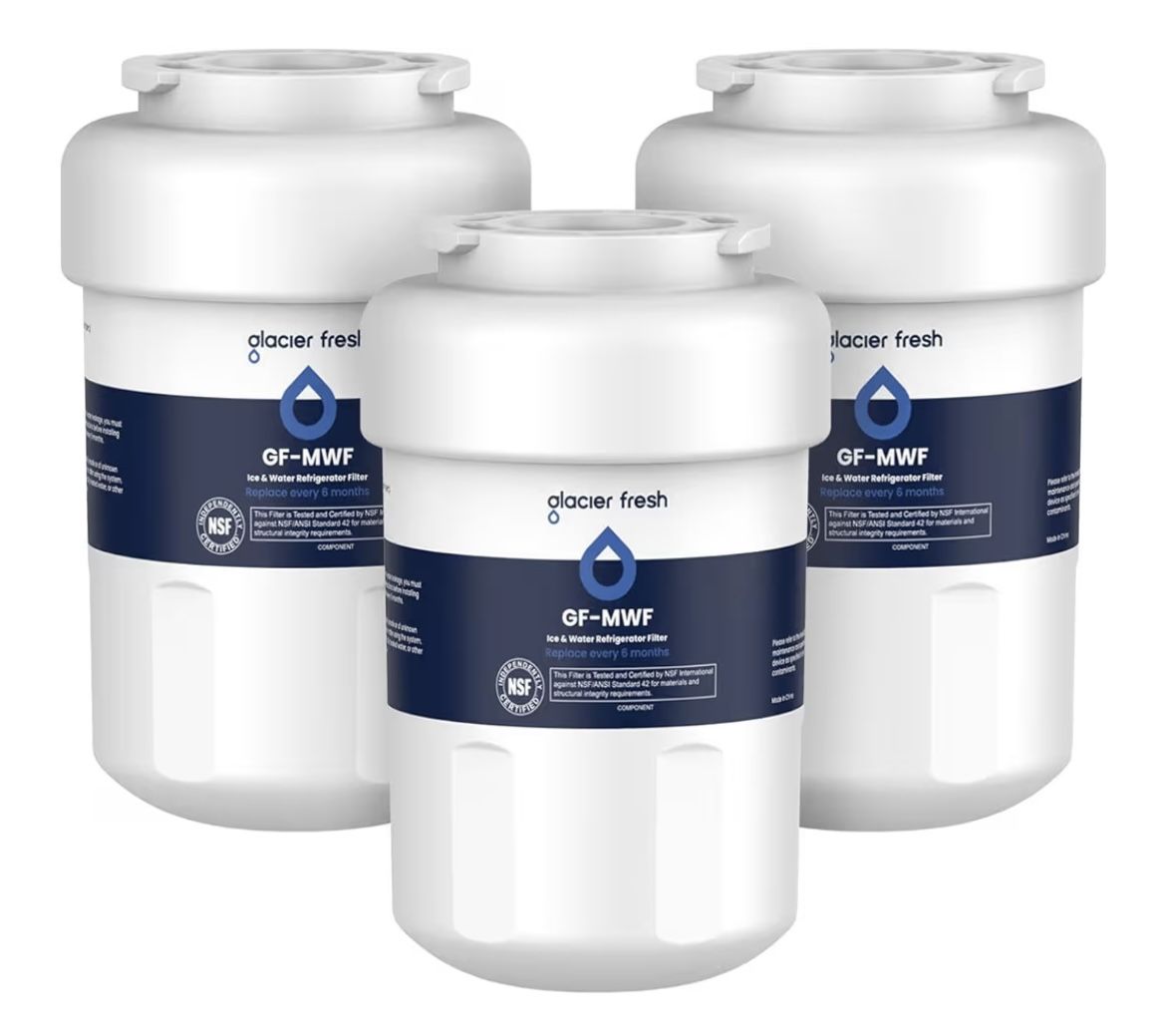 Filtros de agua Glacier Fresh – Paquete de 3 unidades (Modelo GF-MWF)