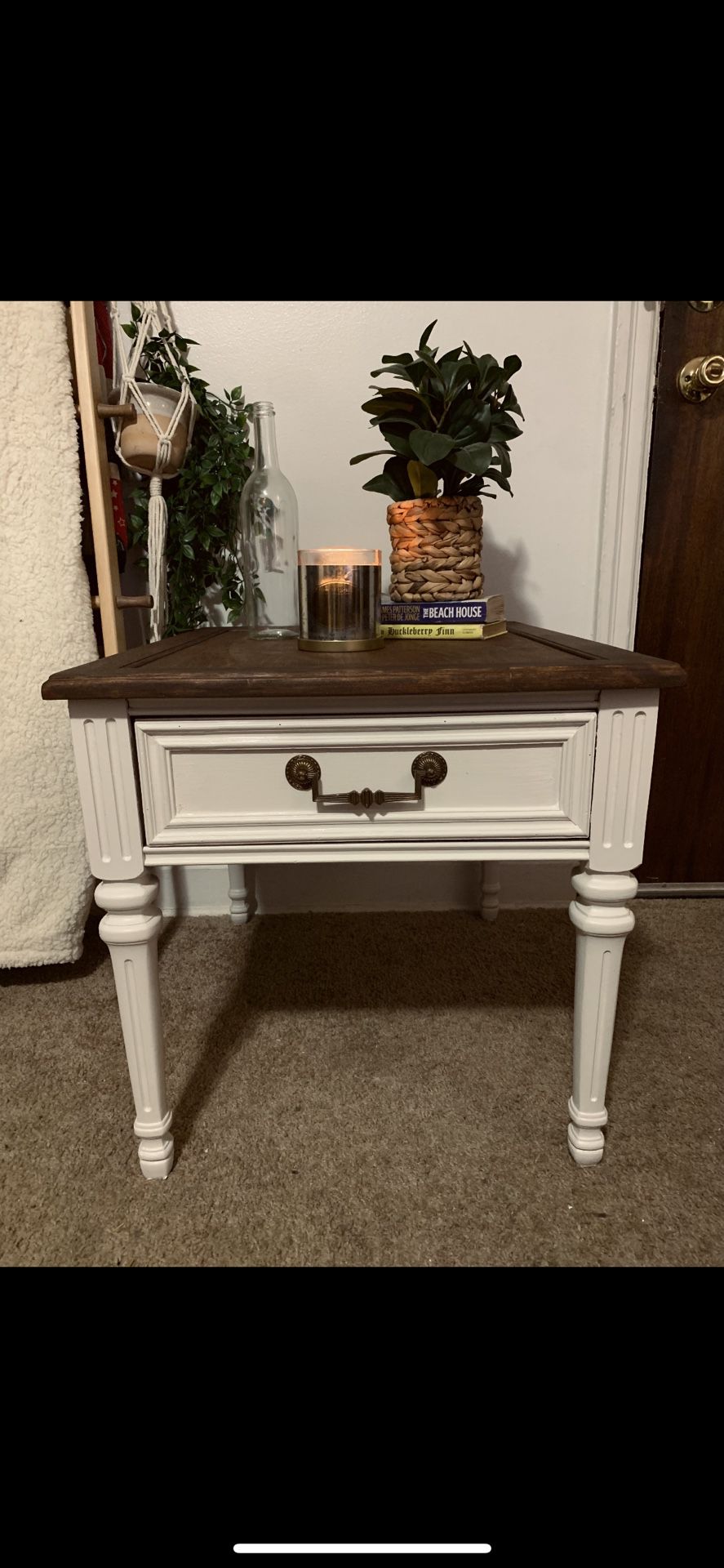 Single Drawer End Table 