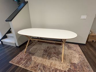Oval table