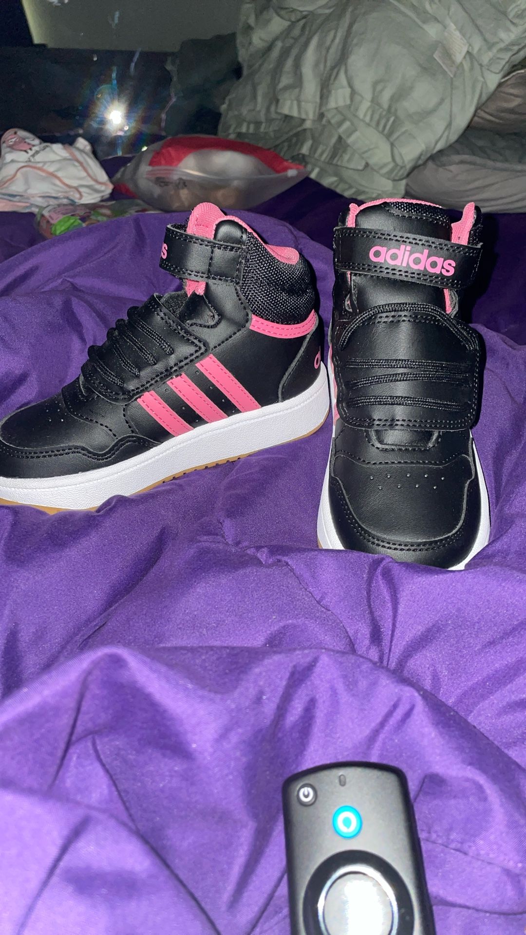 Kids, Adidas High Top Tennis Shoes