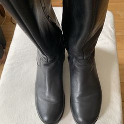 Ralph Lauren Knee High Genuine Leather Boots 