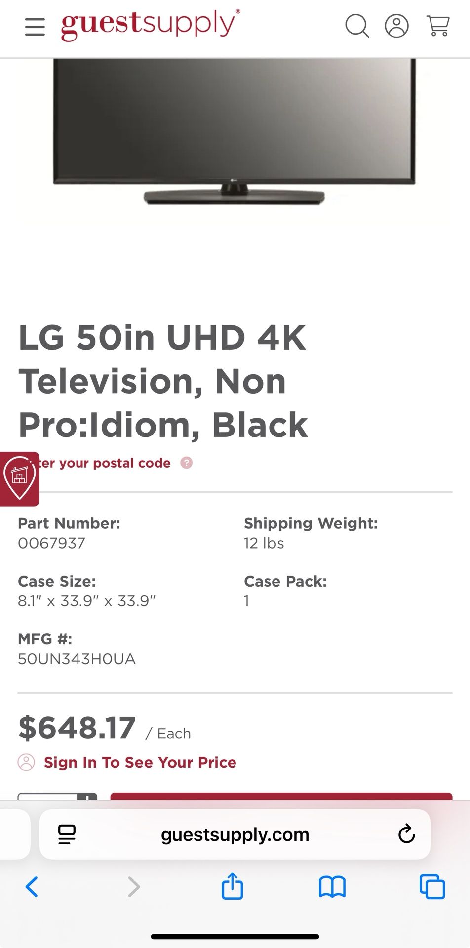50IN TV For Sale!!! Best Available Offer